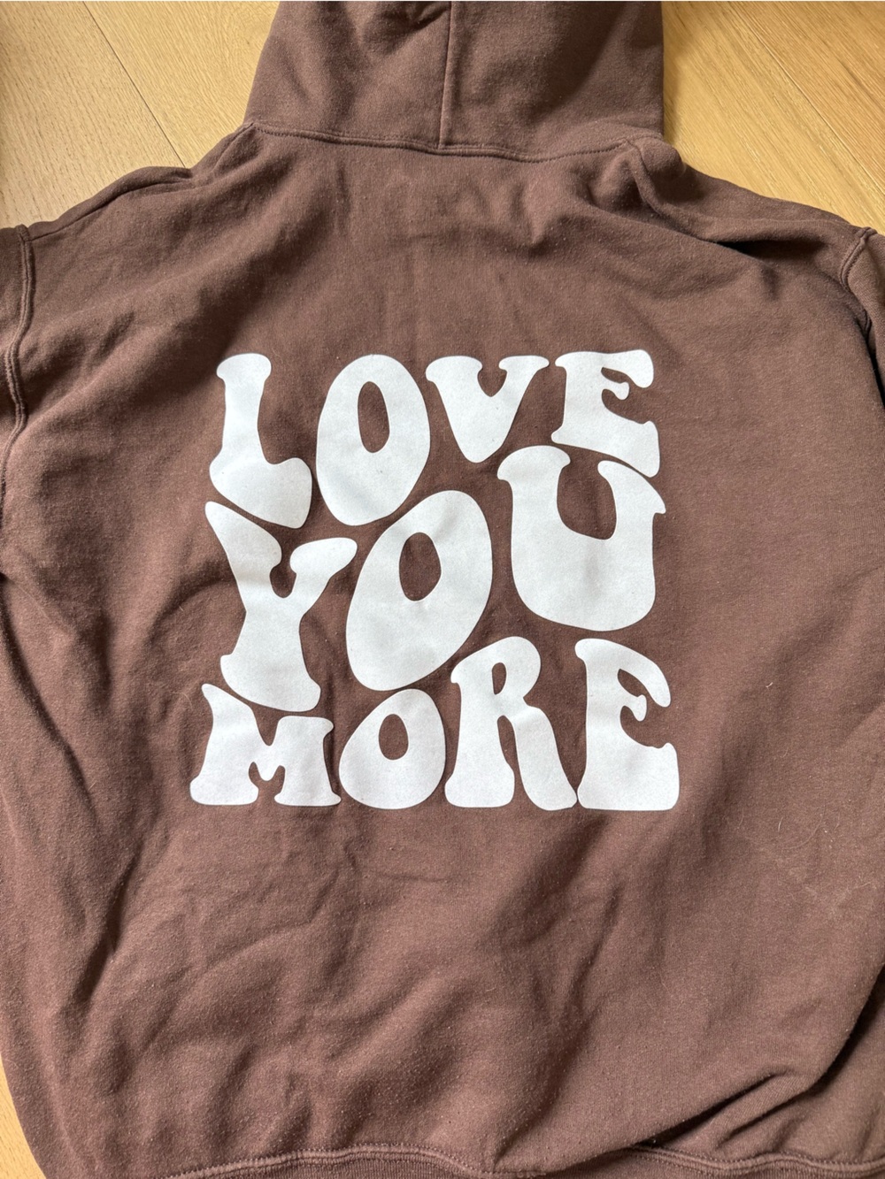 Graphic message hoodie